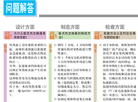 板式換熱器生產(chǎn)維護(hù)問(wèn)題匯總